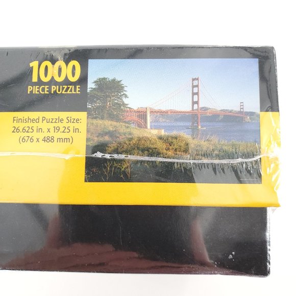National Geographic 1000 Piece Puzzle Destinations Golden Gate Bridge New 12+ - Picture 3 of 4